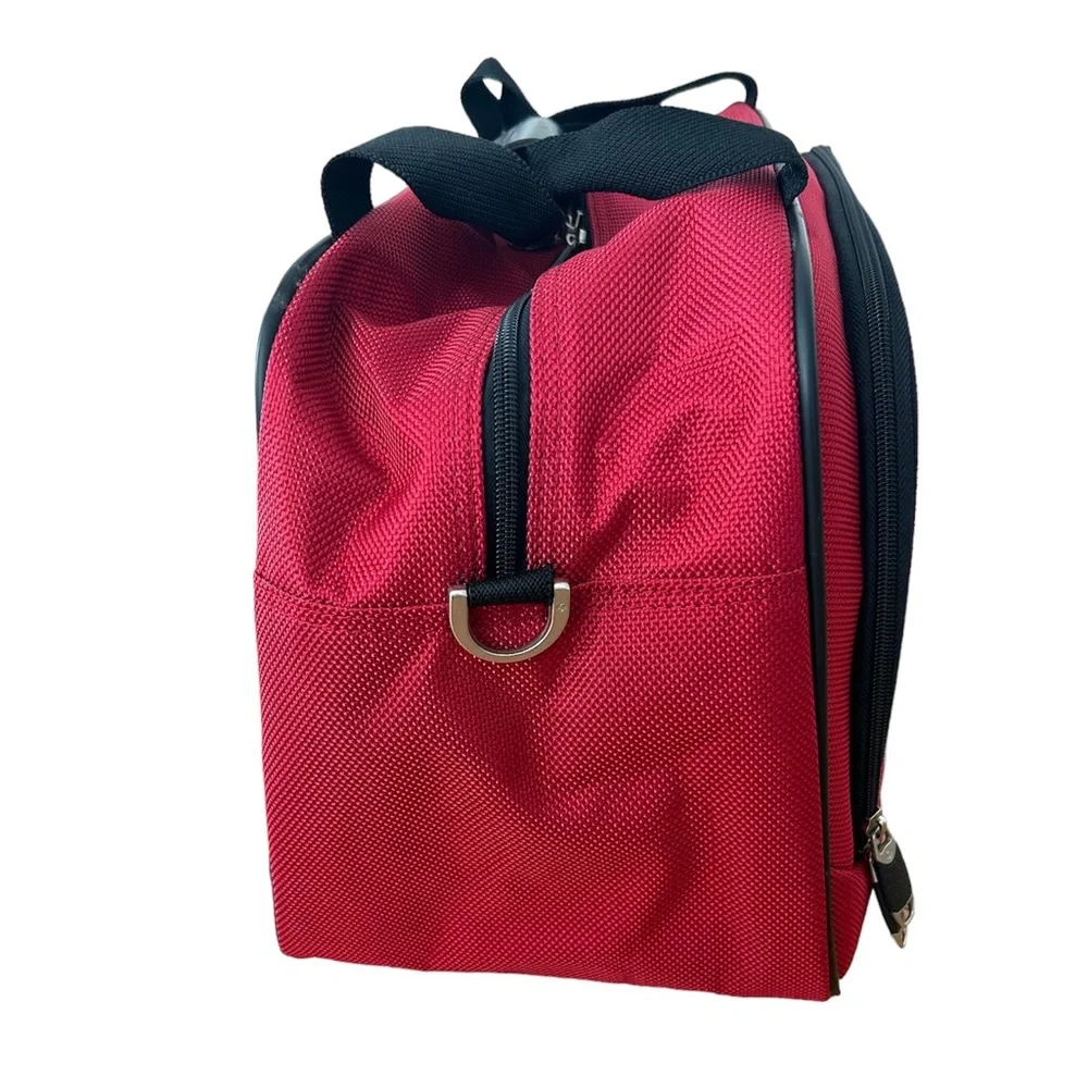 EUC. Samsonite Carry-On Bag. Red/Black.